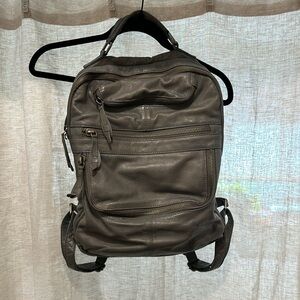 Free people leather backpack